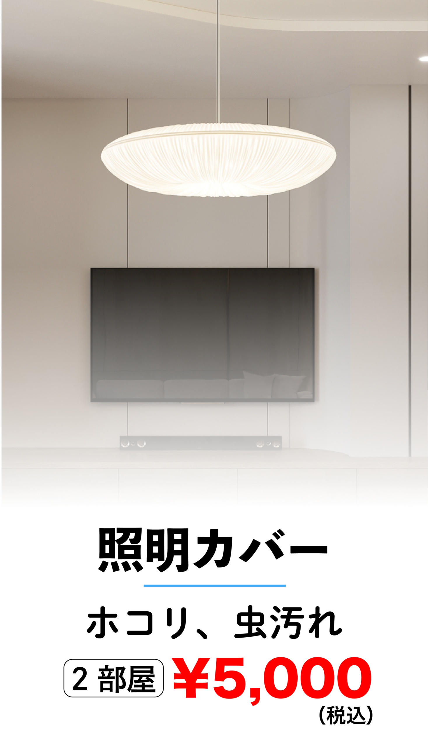 照明カバークリーニング